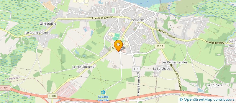 localisation de l'entreprise SCI JPF  LE PELLERIN