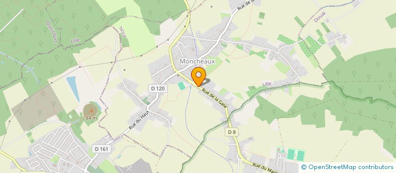 localisation de l'entreprise SCI JPF IMMO à MONCHEAUX