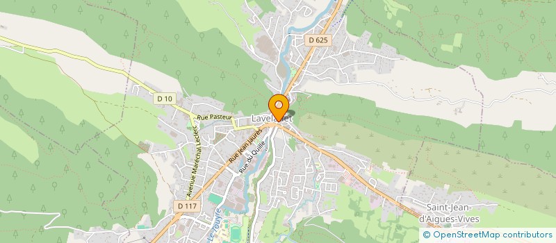 localisation de l'entreprise SCI JPG à LAVELANET
