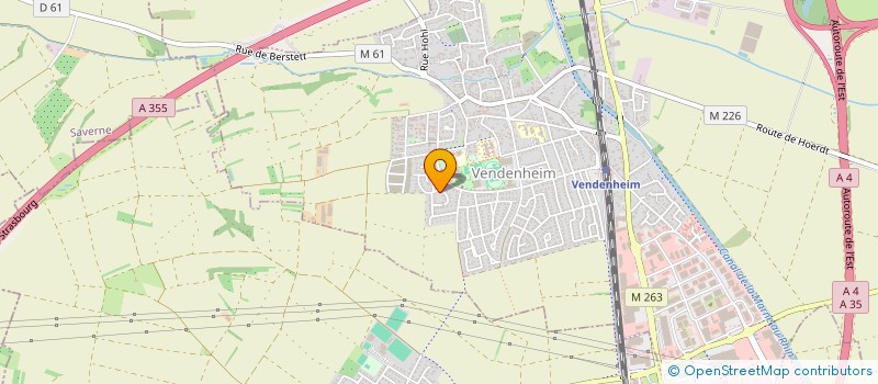 localisation de l'entreprise SCI JPG  VENDENHEIM