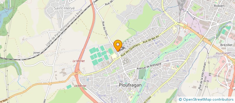 localisation de l'entreprise SCI JPG  PLOUFRAGAN