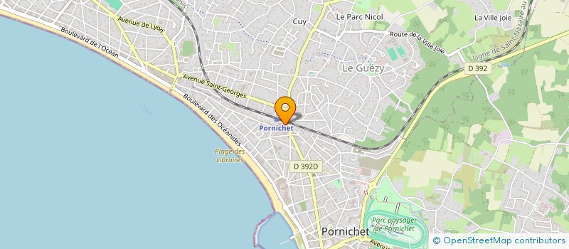 localisation de l'entreprise SCI JPGA à PORNICHET