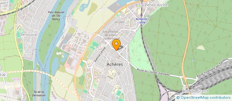 localisation de l'entreprise SCI JPGFIMA à ACHERES