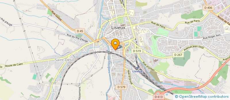 localisation de l'entreprise SCI JPHA à LISIEUX