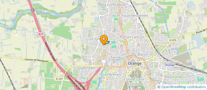 localisation de l'entreprise SCI JPHM  ORANGE