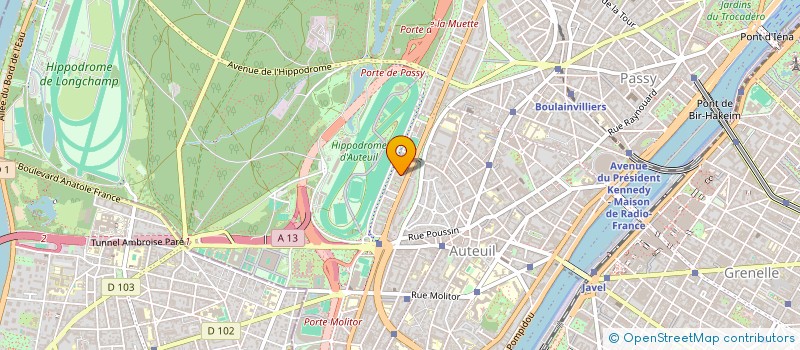 localisation de l'entreprise SCI JPJ HOME à PARIS