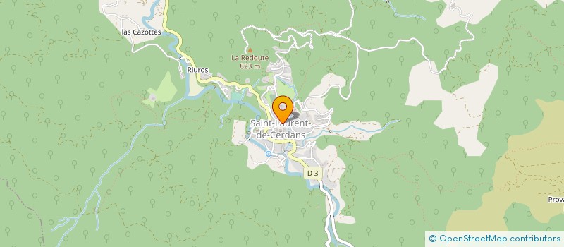localisation de l'entreprise SCI JPJB  SAINT-LAURENT-DE-CERDANS