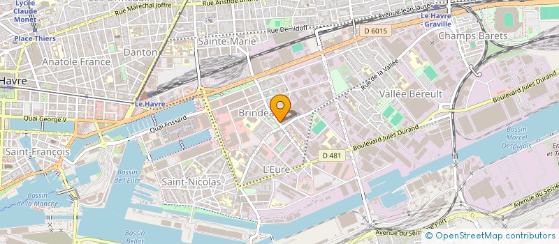 localisation de l'entreprise SCI JPJB à LE HAVRE