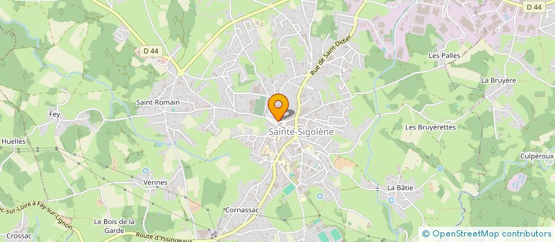 localisation de l'entreprise SCI JPJC à SAINTE-SIGOLENE