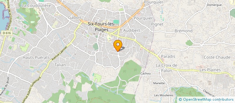 localisation de l'entreprise SCI JPJC à SIX-FOURS-LES-PLAGES
