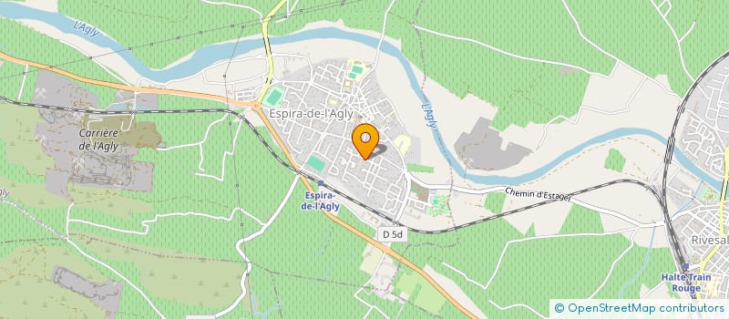 localisation de l'entreprise SCI JPK  ESPIRA-DE-L'AGLY