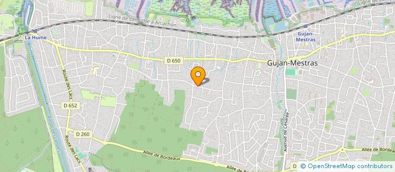 localisation de l'entreprise SCI JPL à GUJAN-MESTRAS