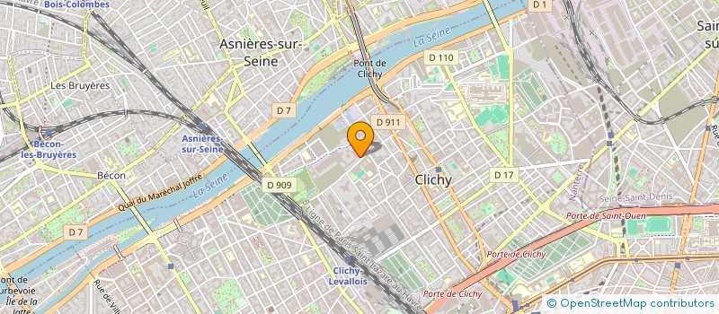 localisation de l'entreprise SCI JPL à CLICHY