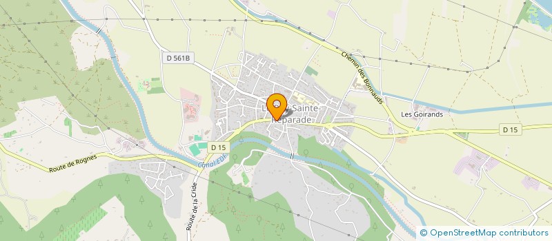 localisation de l'entreprise SCI JPL  LE PUY-SAINTE-REPARADE