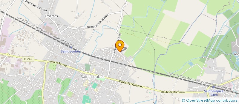 localisation de l'entreprise SCI JPL  SAINT-LOUBES