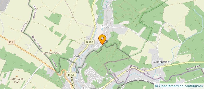 localisation de l'entreprise SCI JPL  RAIZEUX