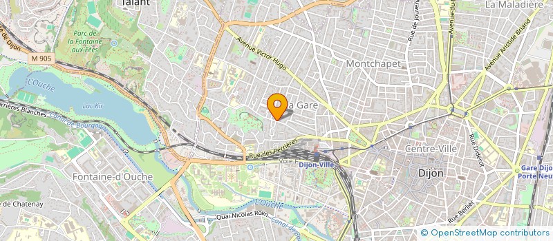 localisation de l'entreprise SCI JPL à DIJON