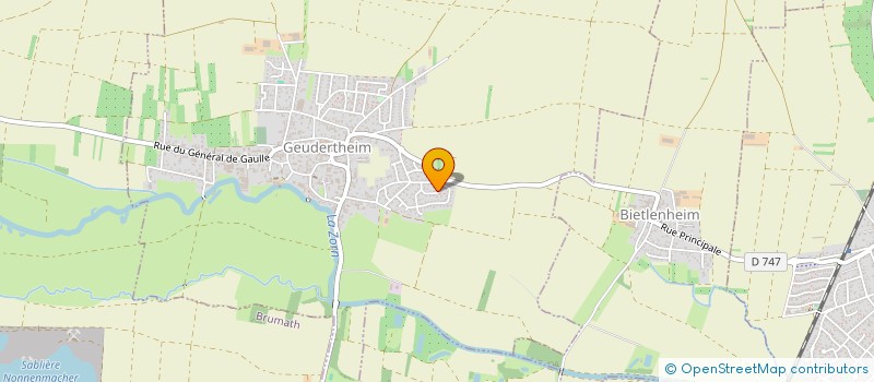 localisation de l'entreprise SCI JPL  GEUDERTHEIM