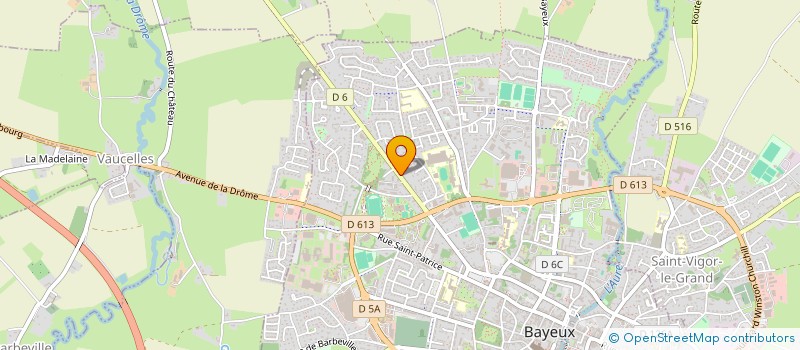 localisation de l'entreprise SCI JPL/ER  BAYEUX