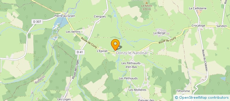 localisation de l'entreprise SCI JPLB  JALOGNY