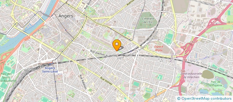 localisation de l'entreprise SCI JPLC à ANGERS