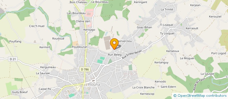 localisation de l'entreprise SCI JPLC  PLOUHA