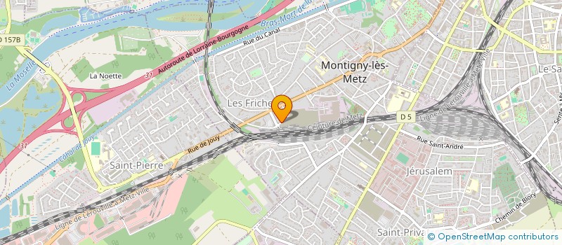 localisation de l'entreprise SCI JPLG ZERRES à MONTIGNY-LES-METZ