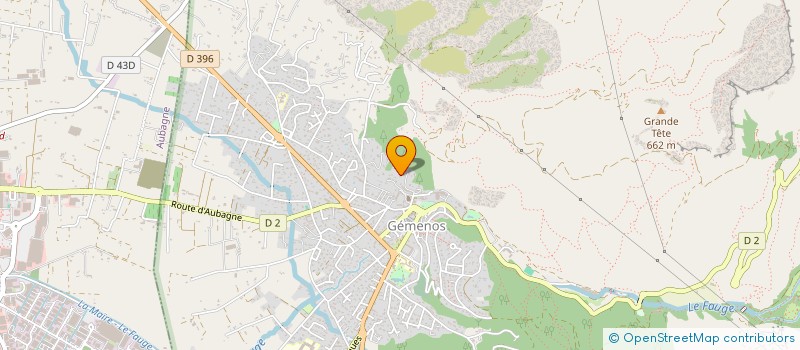 localisation de l'entreprise SCI JPLM  GEMENOS