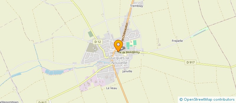 localisation de l'entreprise SCI JPLMJ  OUCQUES LA NOUVELLE