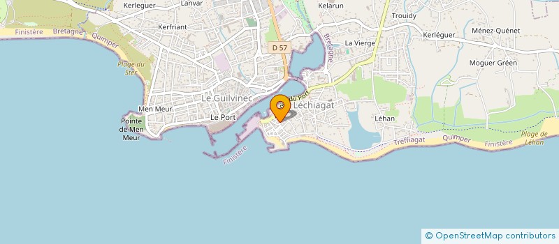 localisation de l'entreprise SCI JPM 1  TREFFIAGAT