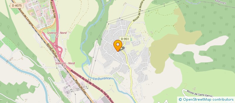 localisation de l'entreprise SCI JPM  SISTERON