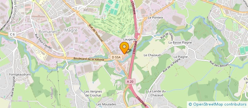 localisation de l'entreprise SCI JPM à FEYTIAT