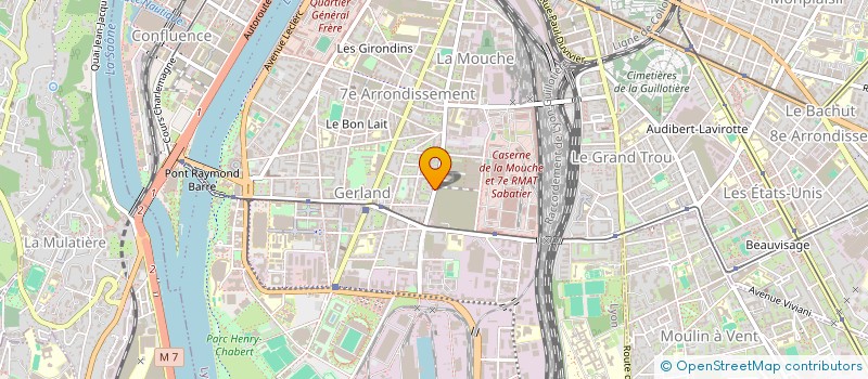 localisation de l'entreprise SCI JPM  LYON