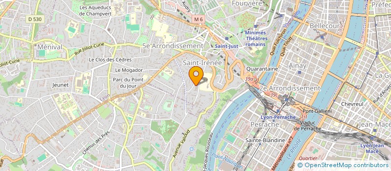 localisation de l'entreprise SCI JPM  LYON