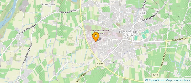 localisation de l'entreprise SCI JPM  CAMARET-SUR-AIGUES