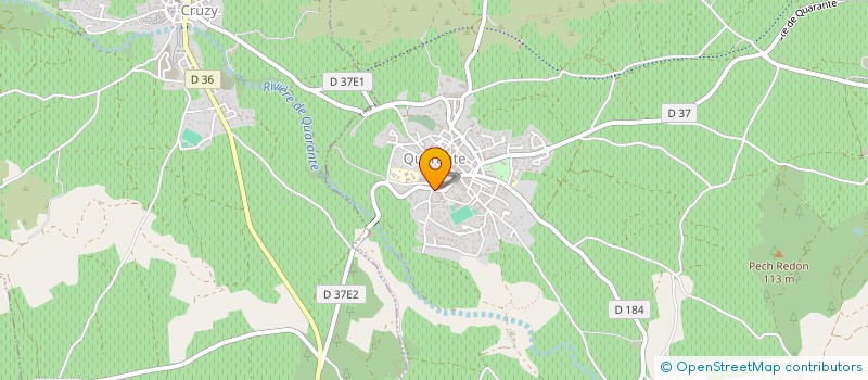 localisation de l'entreprise SCI JPM  QUARANTE