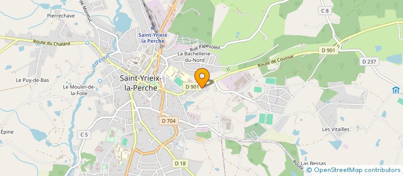 localisation de l'entreprise SCI JPM à SAINT-YRIEIX-LA-PERCHE