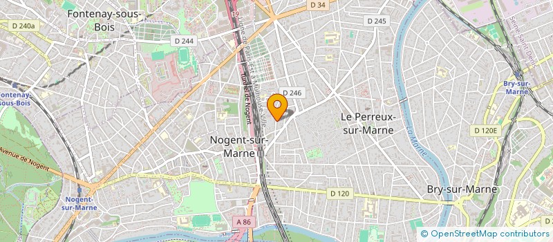 localisation de l'entreprise SCI JPM  LE PERREUX-SUR-MARNE
