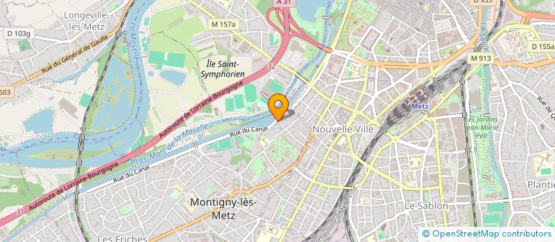 localisation de l'entreprise SCI JPM à MONTIGNY-LES-METZ