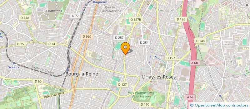 localisation de l'entreprise SCI JPM  L'HAY-LES-ROSES