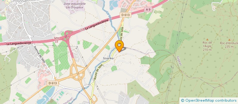 localisation de l'entreprise SCI JPM  BALARUC-LE-VIEUX