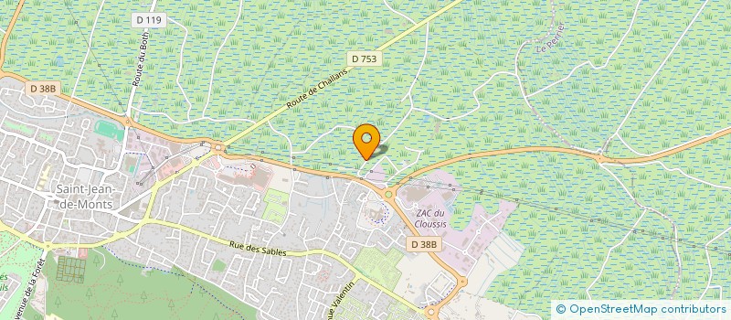 localisation de l'entreprise SCI JPM  SAINT-JEAN-DE-MONTS