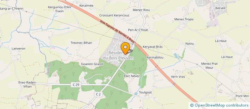 localisation de l'entreprise SCI JPM - OF  SAINT YVI