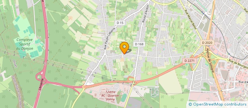 localisation de l'entreprise SCI JPME à OLIVET