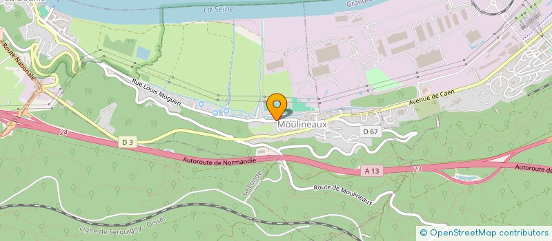 localisation de l'entreprise SCI JPMEG  QUEVILLON