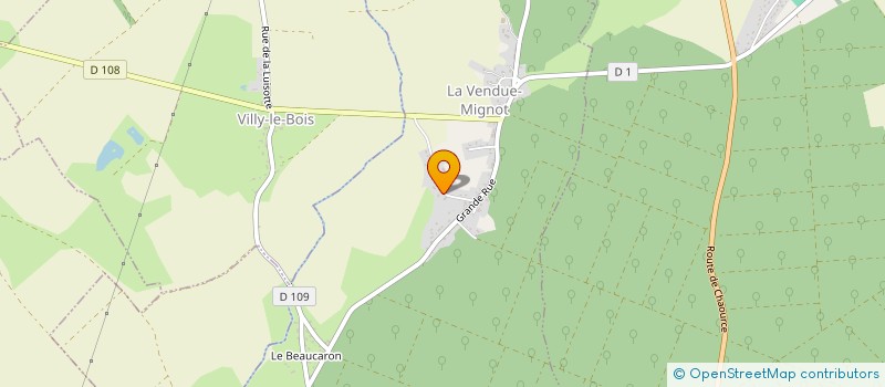 localisation de l'entreprise SCI JPN  LA VENDUE-MIGNOT