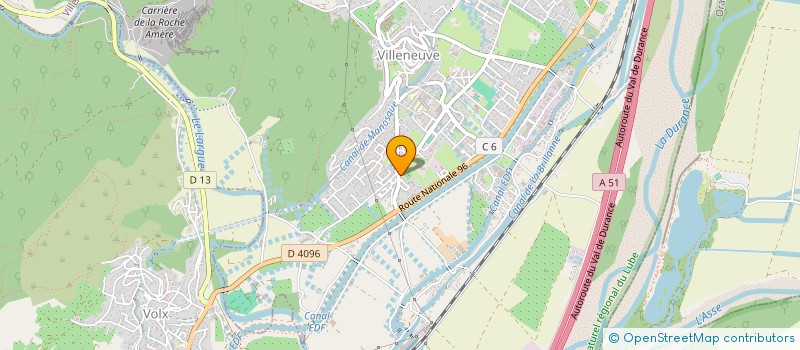 localisation de l'entreprise SCI JPN  VILLENEUVE