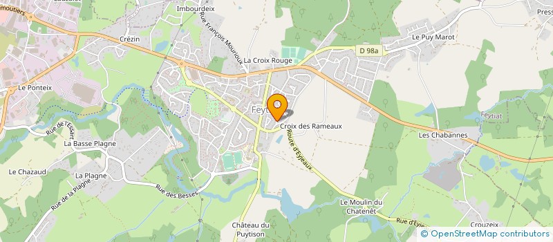 localisation de l'entreprise SCI JPN BELAIR à FEYTIAT