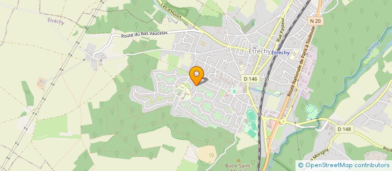 localisation de l'entreprise SCI JPNA  ETRECHY