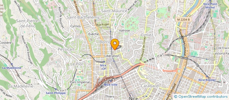 localisation de l'entreprise SCI JPO IMMOBILIER à NICE